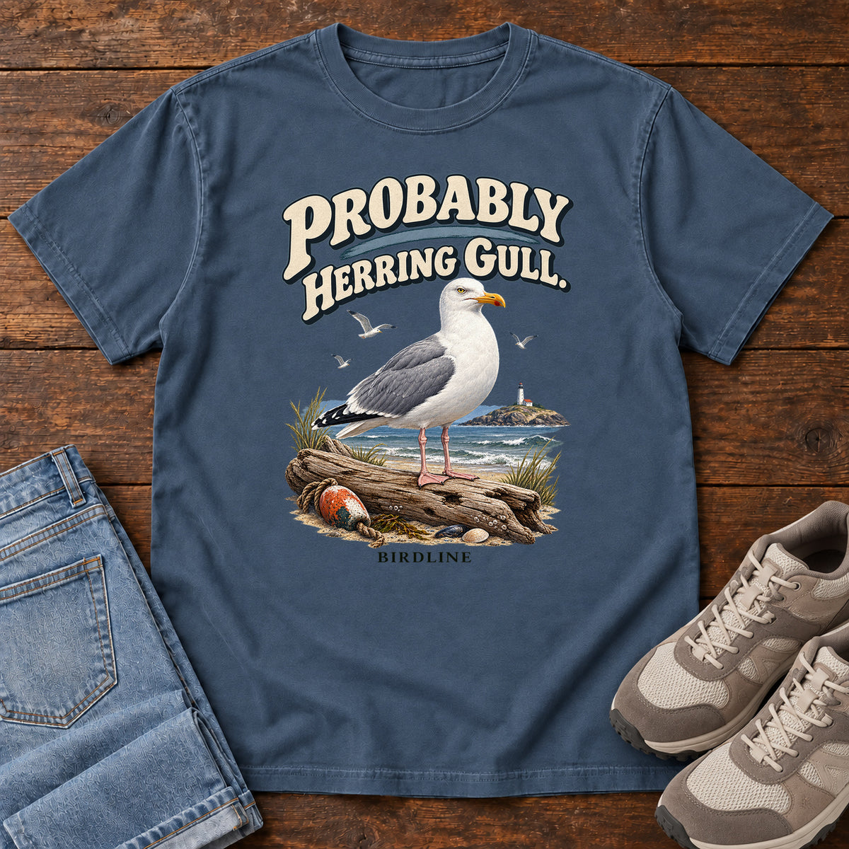 Probably Herring Gull T-Shirt in Midnight