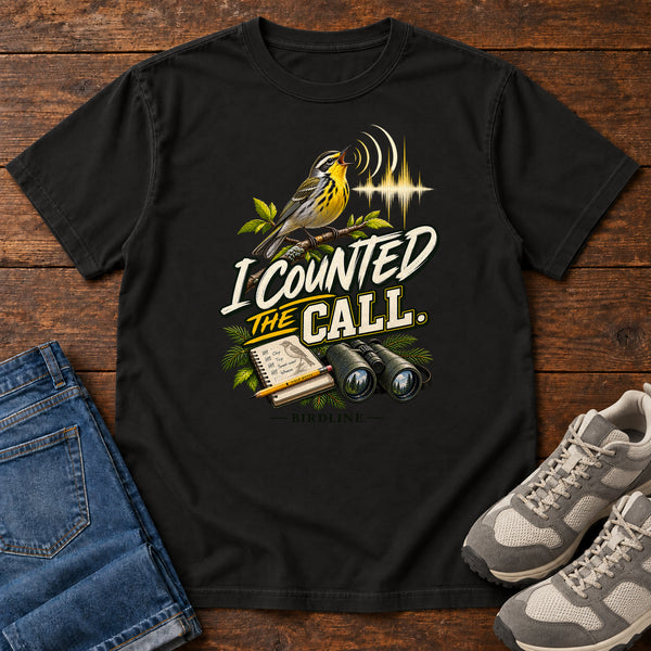 I Counted the Call Songbird T-Shirt, alternate view