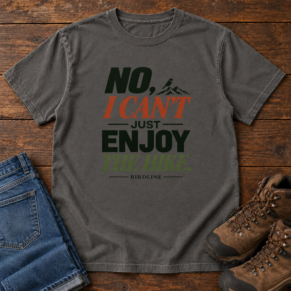 No I Can't Just Enjoy the Hike T-Shirt – Color Block, alternate view