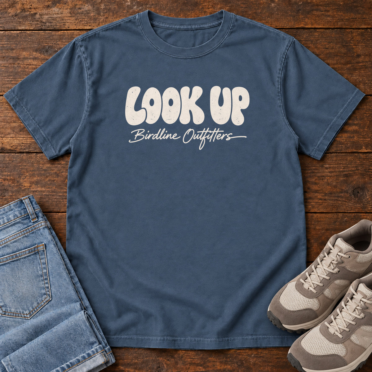 Look Up T-shirt in Midnight