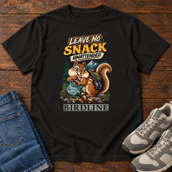 Leave No Snack Unattended Squirrel T-Shirt, alternate view