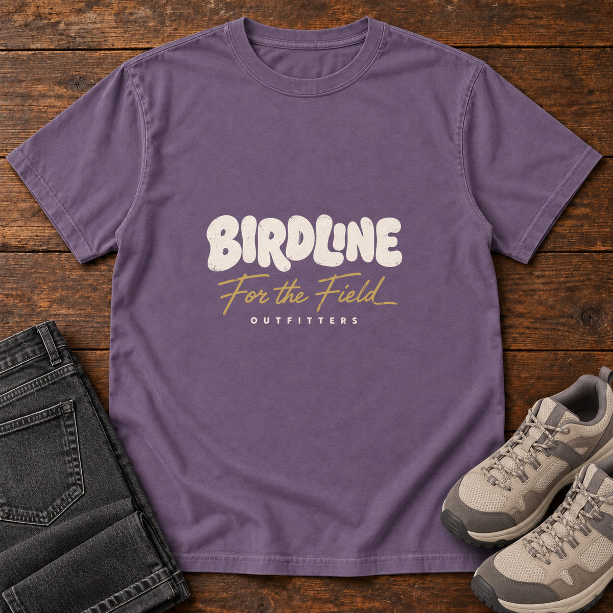 Birdline For the Field T-shirt in Grape
