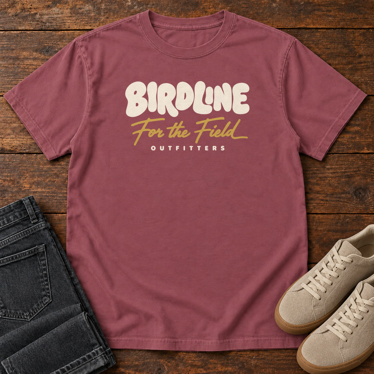 For the Field T-Shirt in Brick