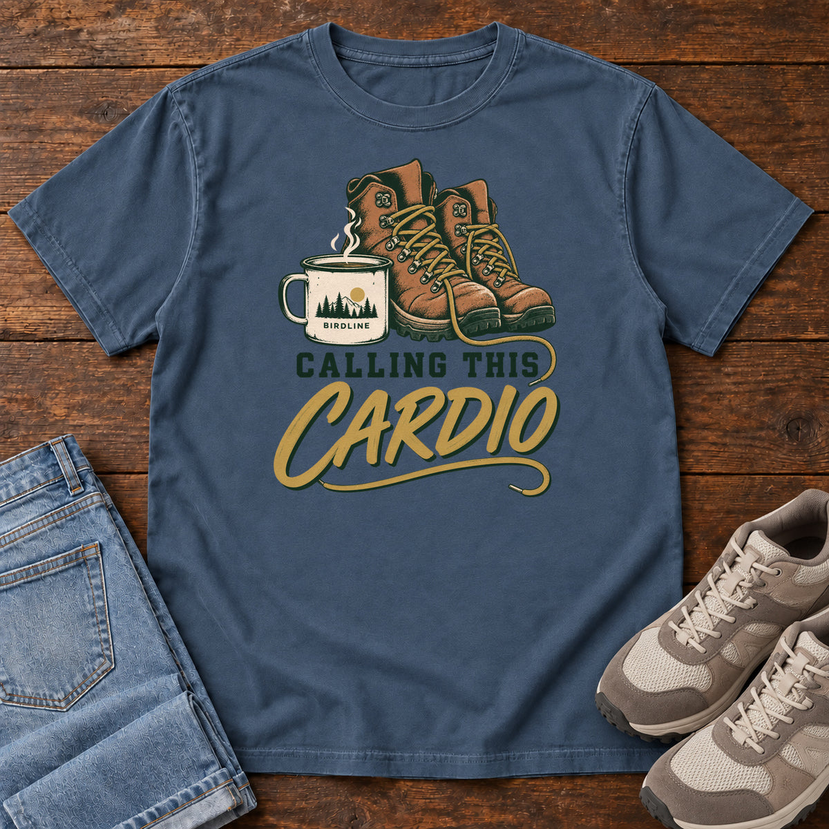 Calling This Cardio T-Shirt in Midnight