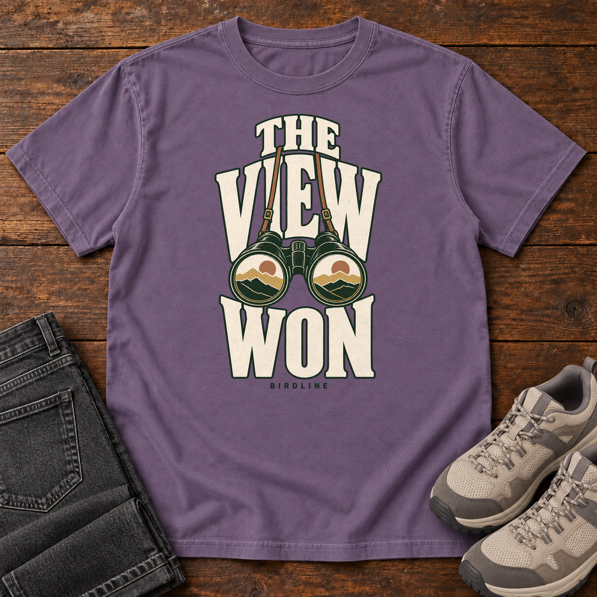 The View Won T-Shirt in Grape