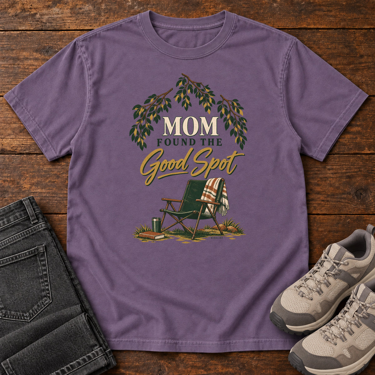 Mom Found the Good Spot T-Shirt in Grape