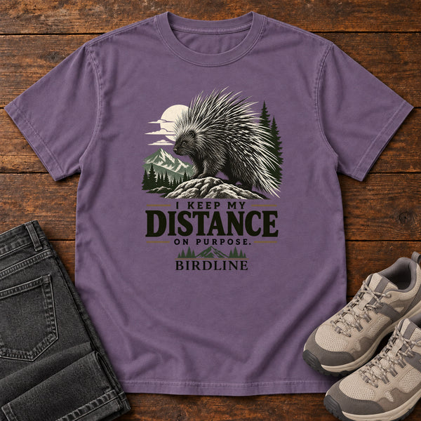 Keep My Distance on Purpose Porcupine T-Shirt, alternate view