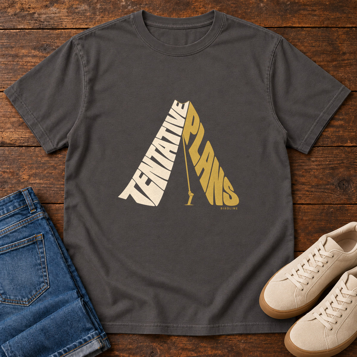 Tentative Plans T-Shirt in Graphite