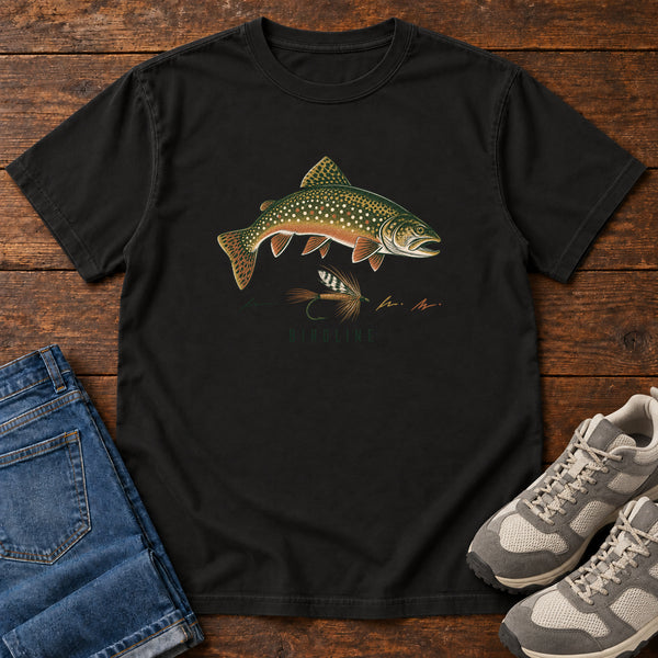 Trout and Fly T-Shirt, alternate view