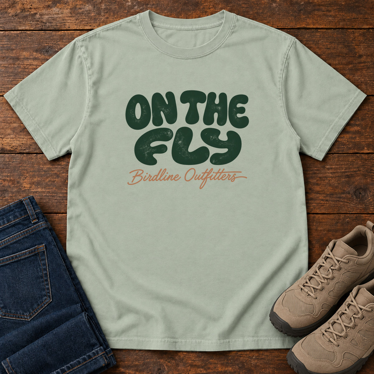 On the Fly T-shirt in Bay