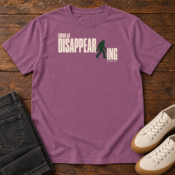 Good at Disappearing T-Shirt in Berry, front view
