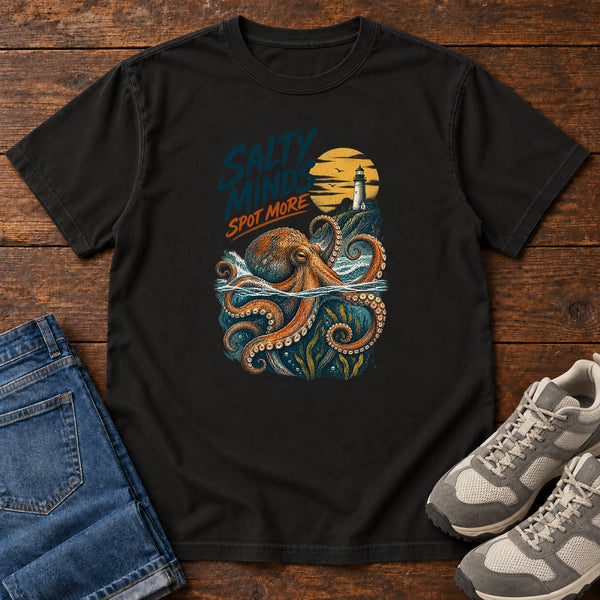 Salty Minds Spot More Octopus T-Shirt, alternate view