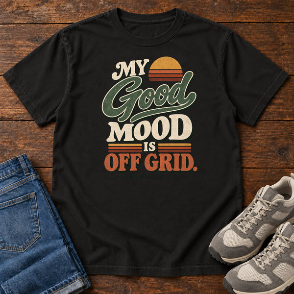 My Good Mood Is Off Grid T-Shirt, alternate view