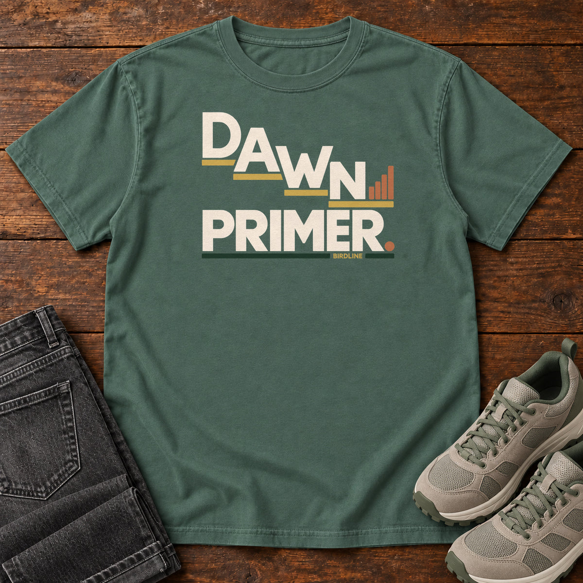 Dawn Primer T-Shirt in Blue Spruce