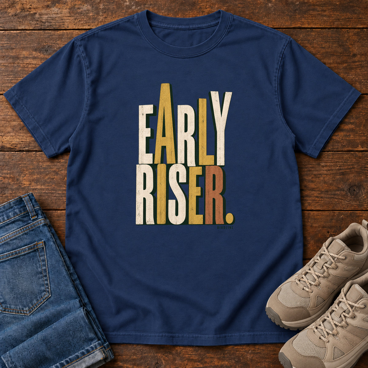 Early Riser T-Shirt in True Navy
