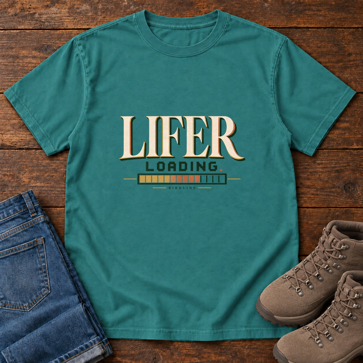 Lifer Loading T-Shirt in Emerald