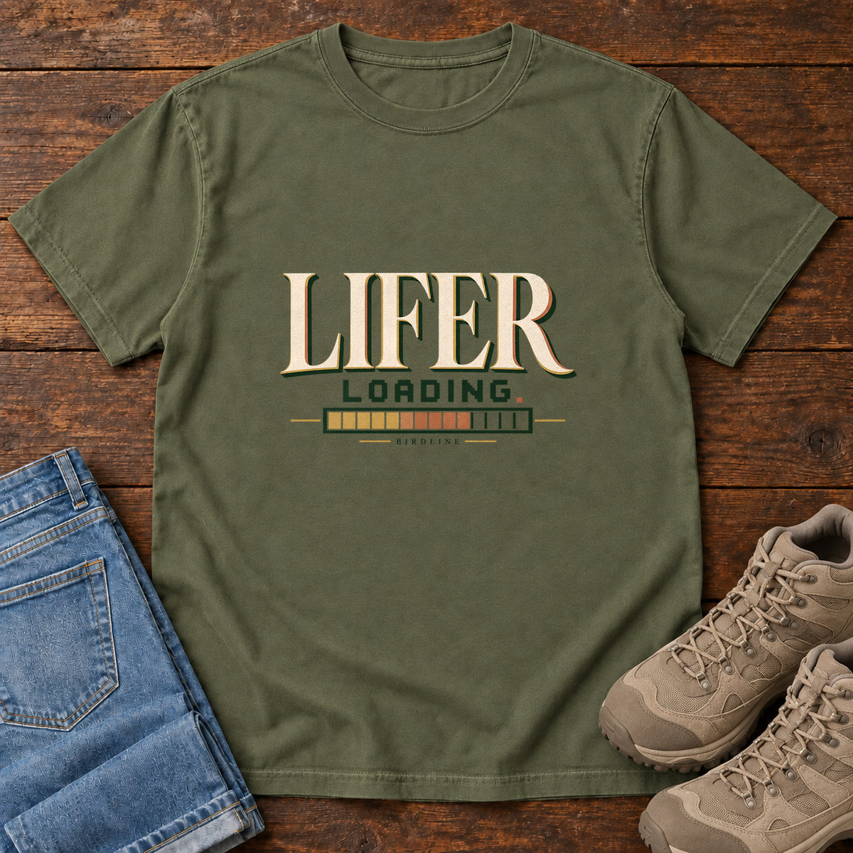 Lifer Loading T-Shirt in Hemp
