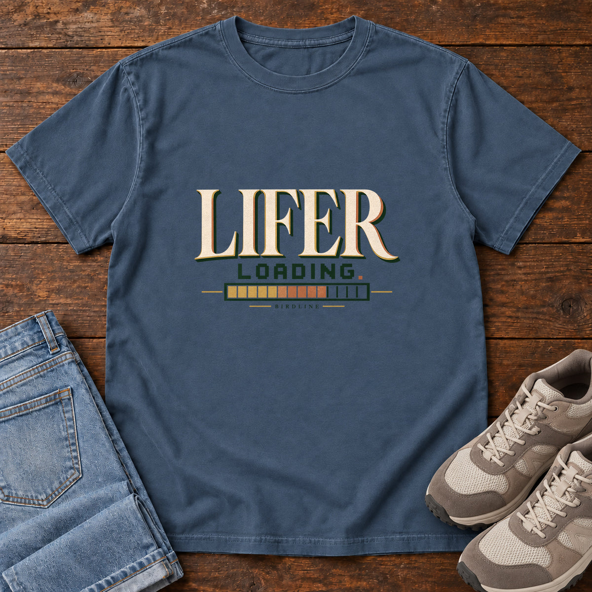 Lifer Loading T-Shirt in Midnight