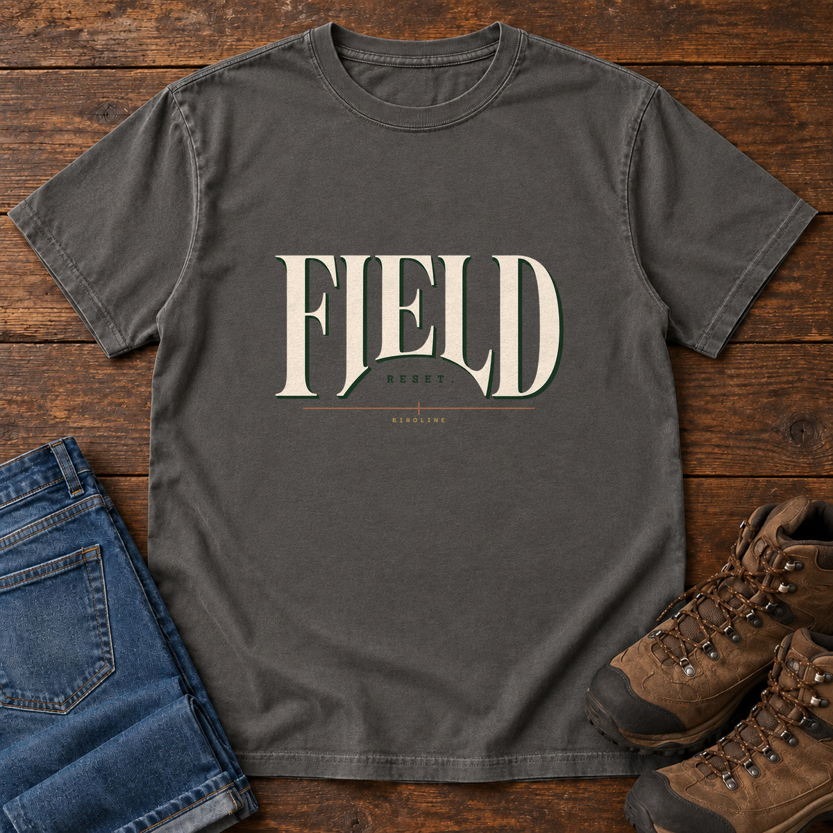 Field Reset T-Shirt in Pepper