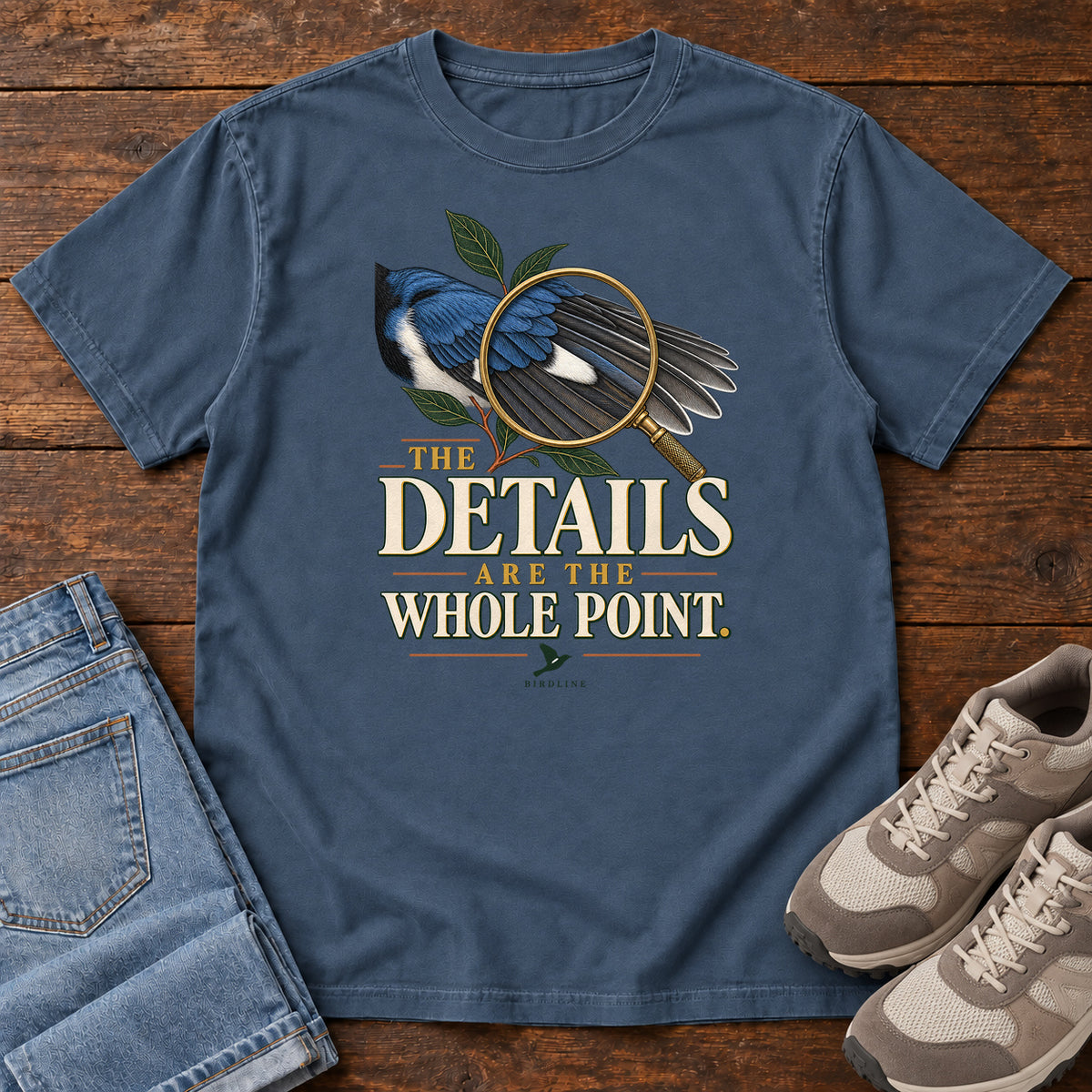 The Details Are the Whole Point T-Shirt in Midnight
