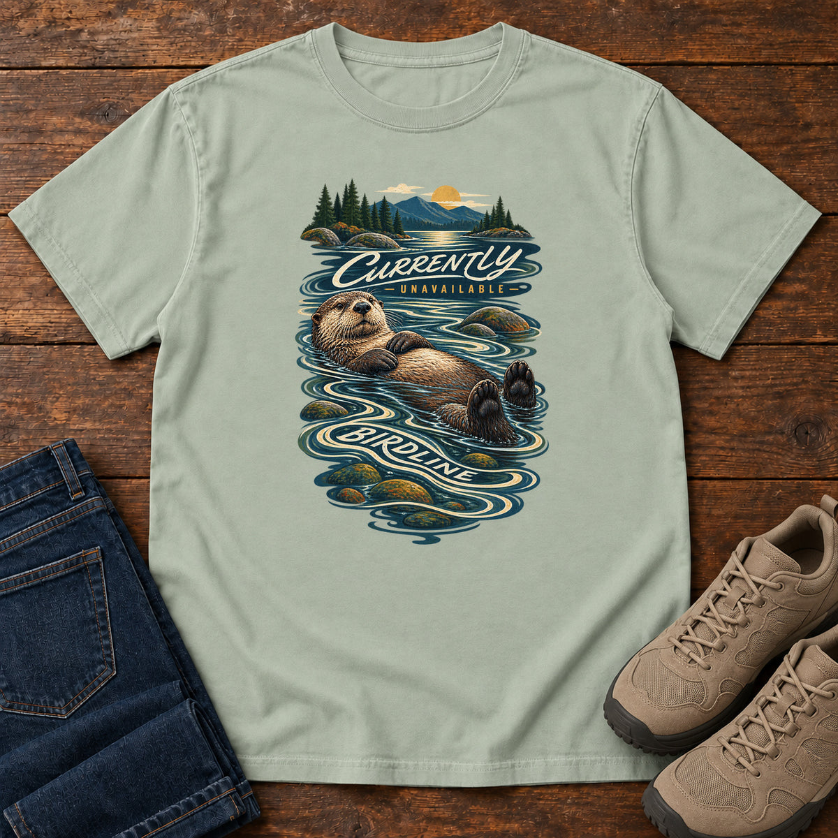 Currently Unavailable Otter T-Shirt in Bay