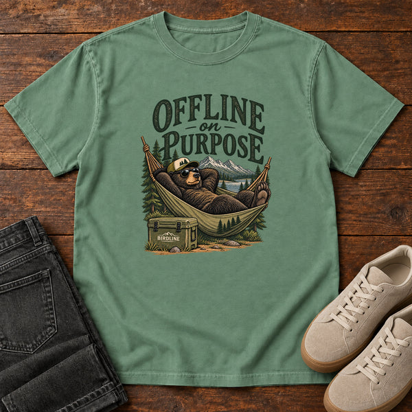Offline on Purpose T-Shirt, alternate view