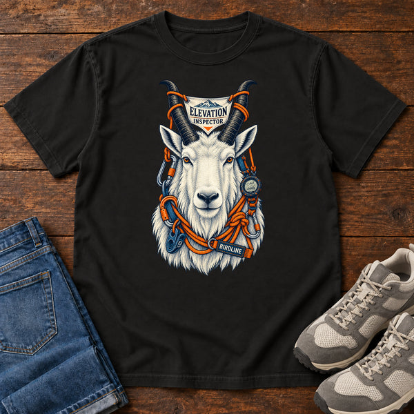 Elevation Inspector Mountain Goat T-Shirt, alternate view
