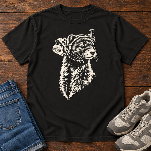 Campfire Coffee Crew Otter T-Shirt, alternate view