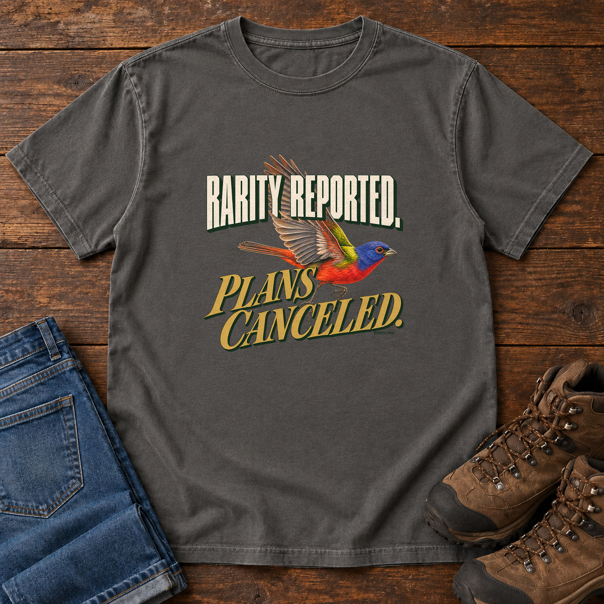 Rarity Reported Plans Cancelled T-Shirt in Pepper
