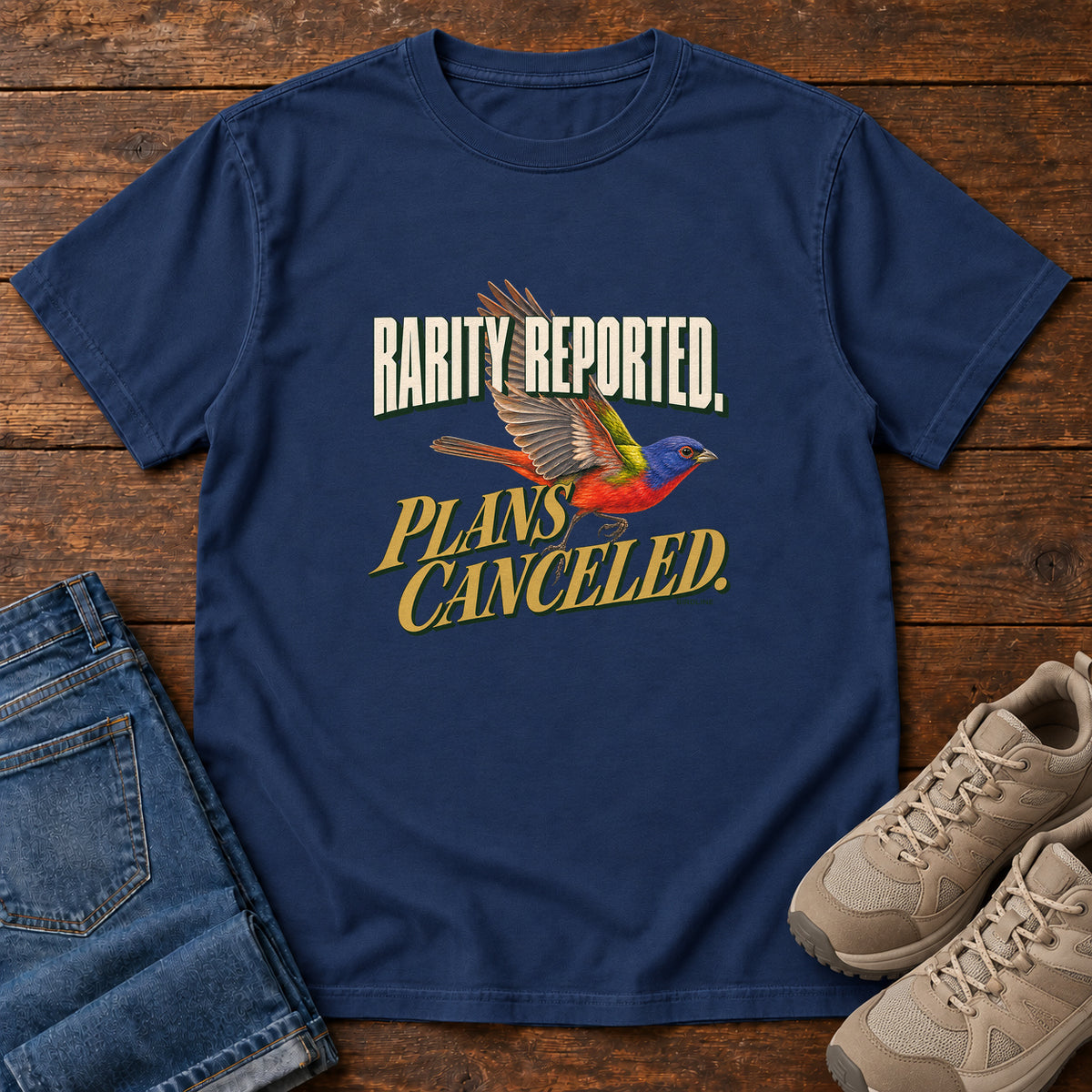 Rarity Reported Plans Cancelled T-Shirt in True Navy