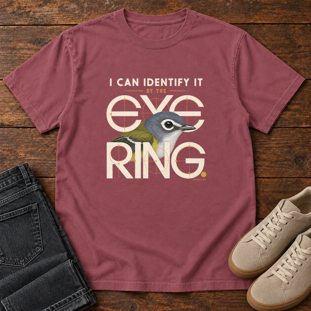 I Can Identify It by the Eye Ring T-Shirt in Brick