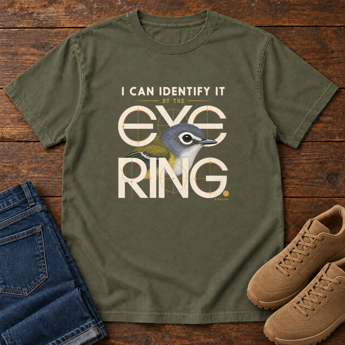 I Can Identify It by the Eye Ring T-Shirt in Sage