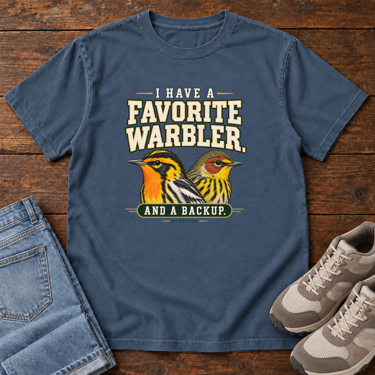 I Have a Favorite Warbler and a Backup T-Shirt in Midnight