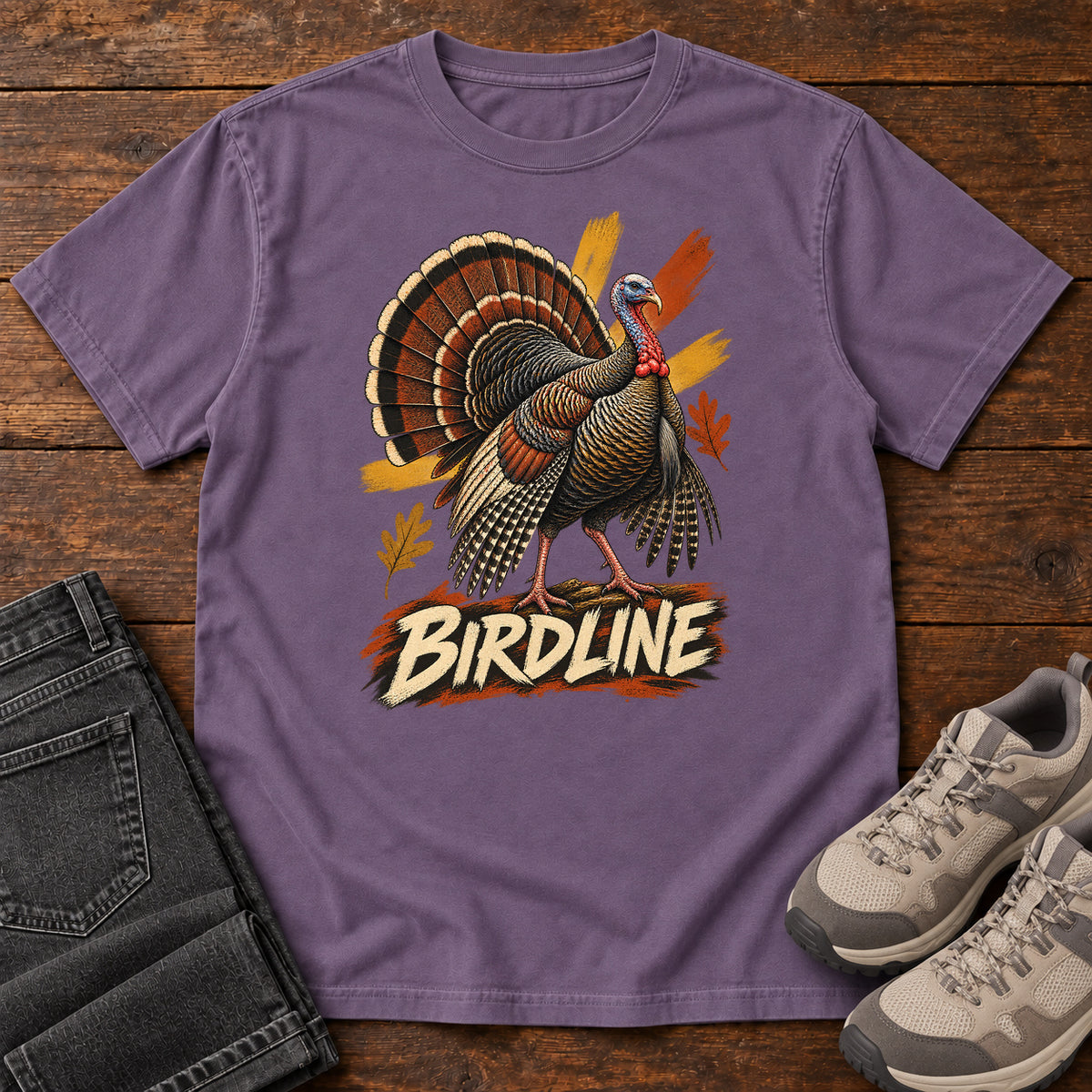 Birdline Turkey T-Shirt in Grape