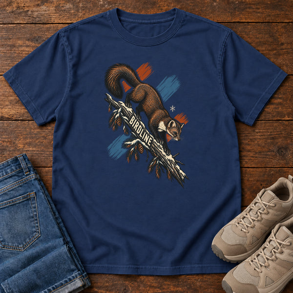 Birdline Squirrel Orange T-Shirt, alternate view