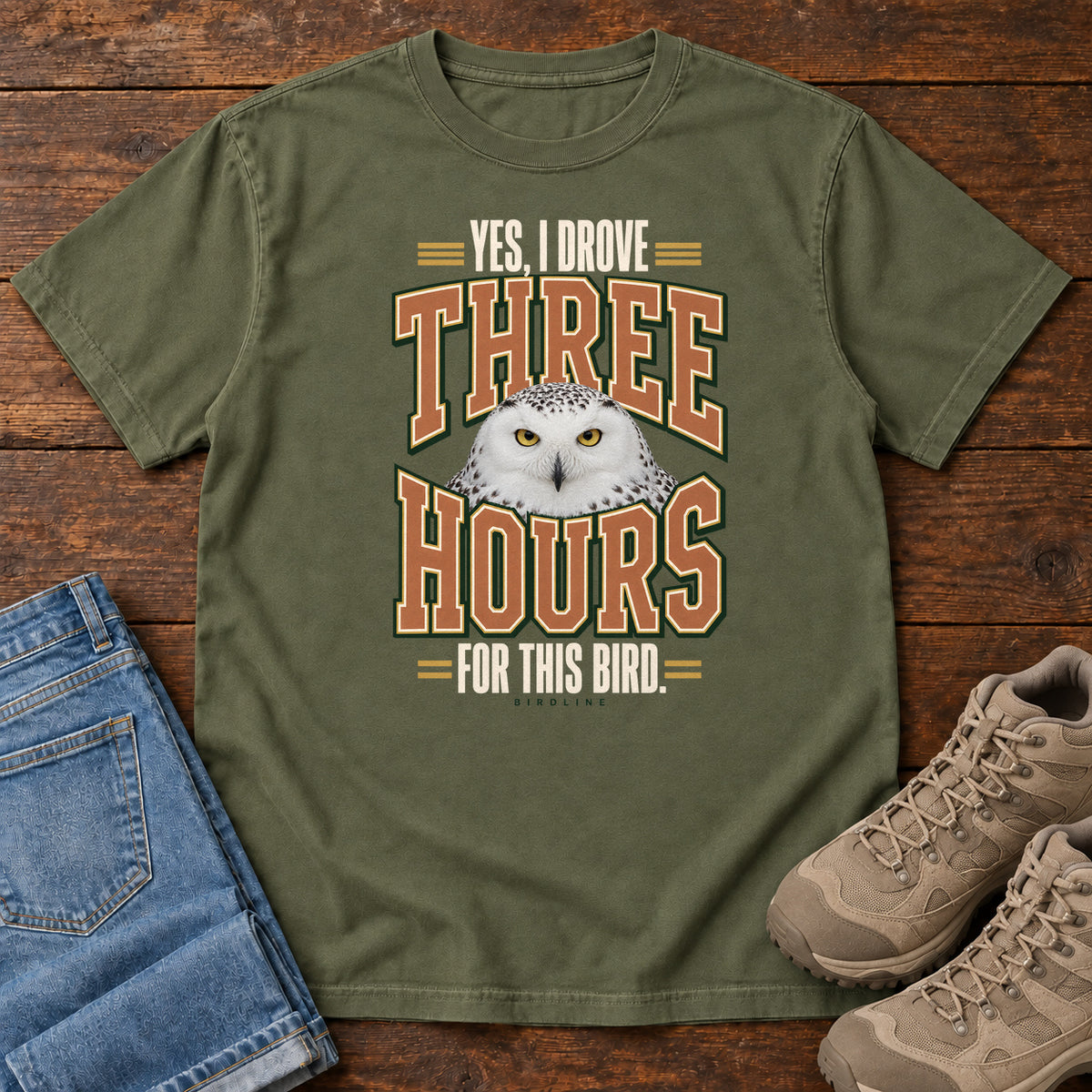 Yes I Drove Three Hours for This Bird T-Shirt in Hemp