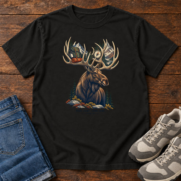 Pack Light Look Long Moose T-Shirt, alternate view