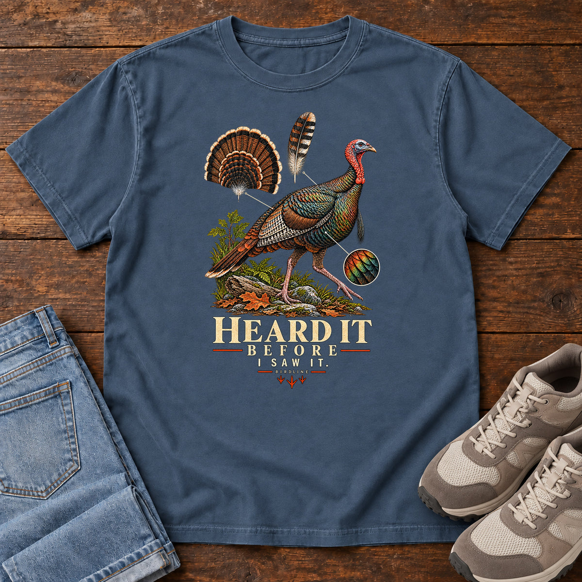 Heard It Before I Saw It Turkey Variant T-Shirt in Midnight