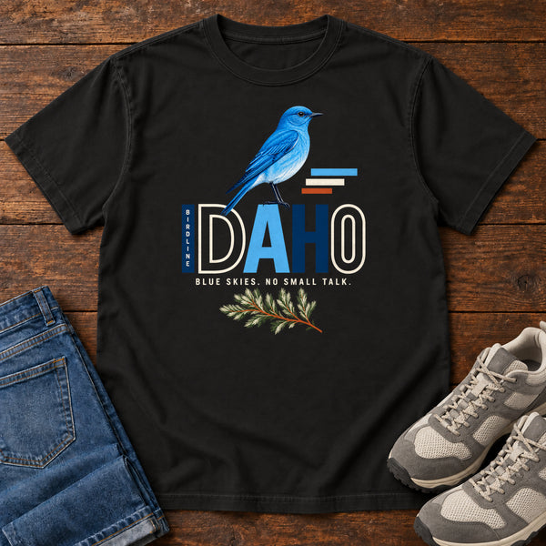 Idaho Blue Skies No Small Talk T-Shirt, alternate view