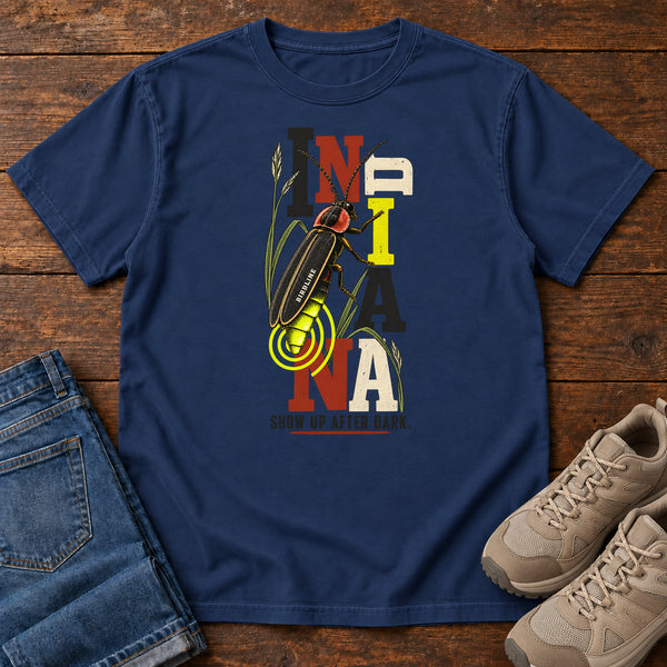Indiana Show Up After Dark Firefly T-Shirt, alternate view