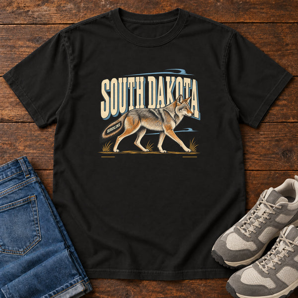 South Dakota More Horizon Fewer Opinions Coyote T-Shirt, alternate view