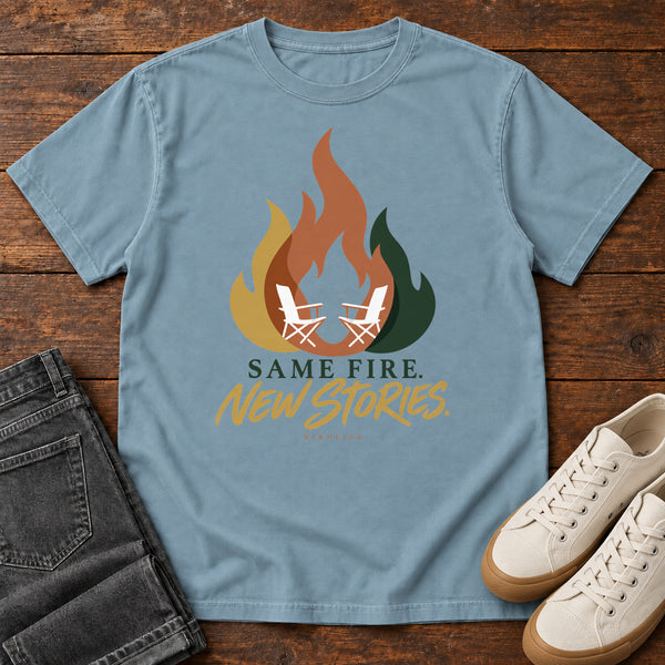 Same Fire New Stories T-Shirt, alternate view