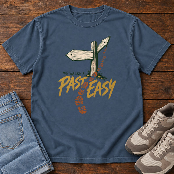 We Walked Past Easy T-Shirt in Midnight, front view