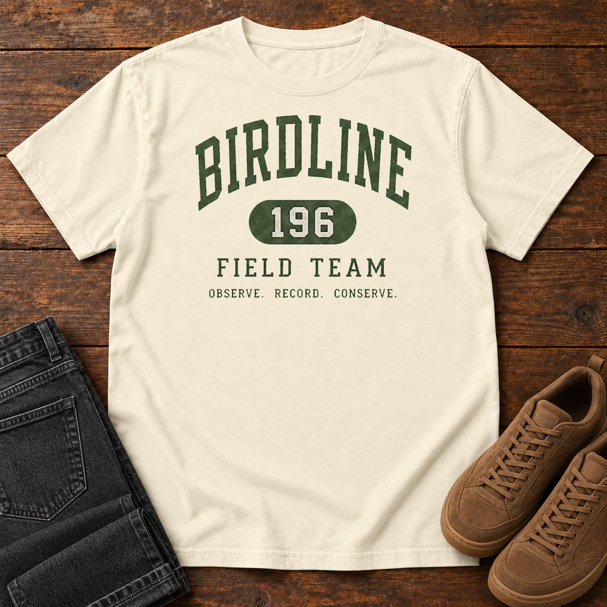 Birdline Field Team T-Shirt in Ivory