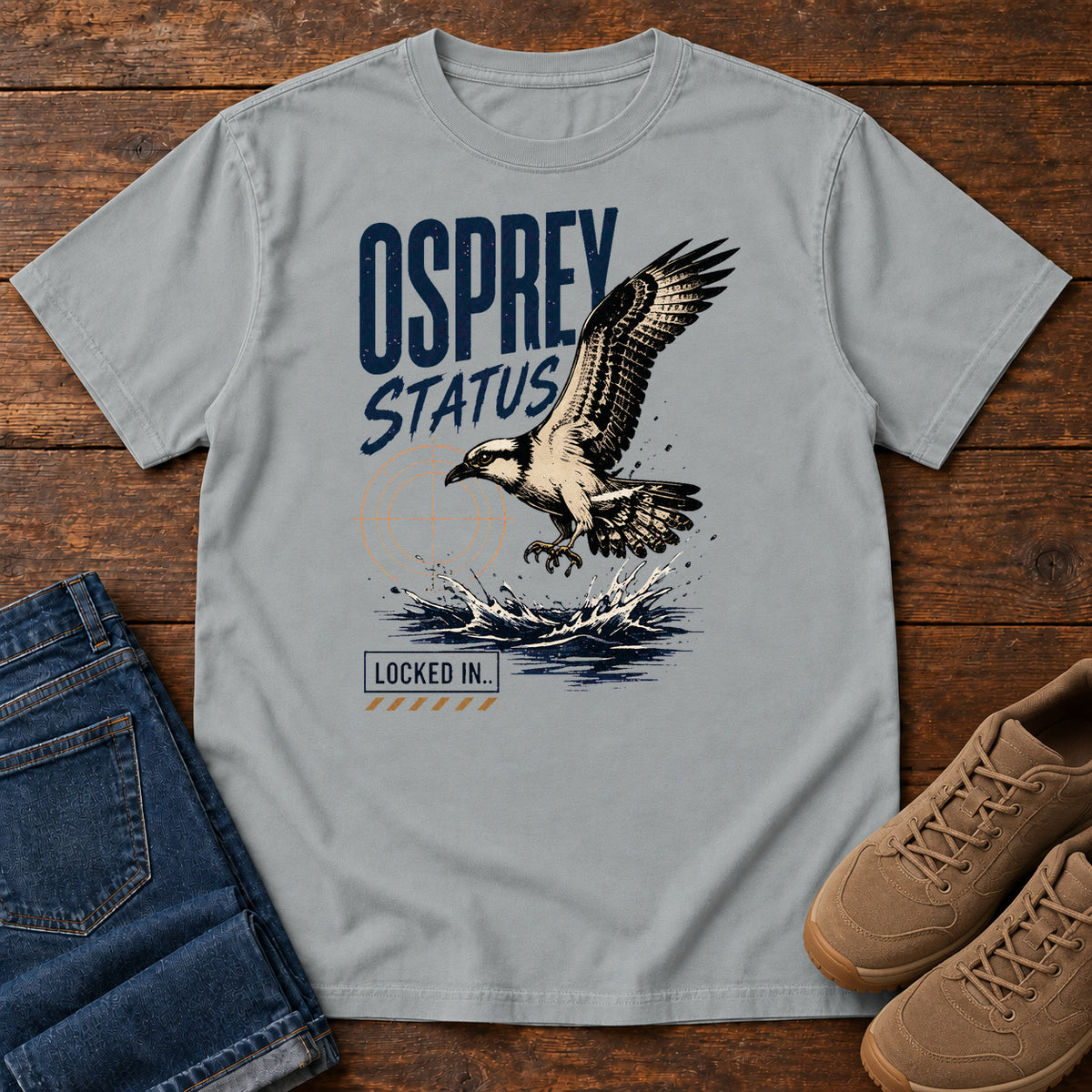 Osprey Status T-Shirt in Granite