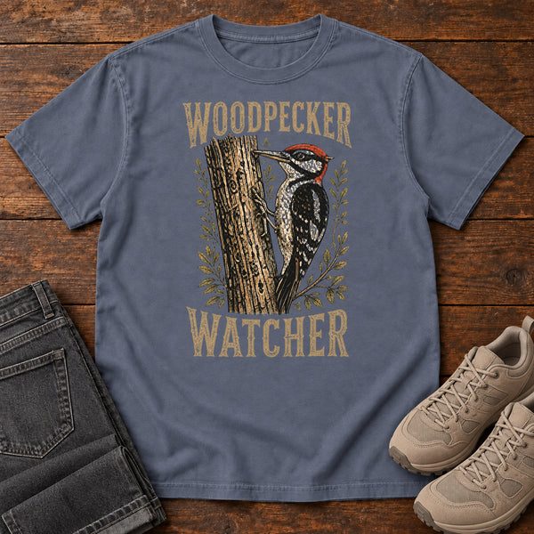 Woodpecker Watcher T-shirt, alternate view