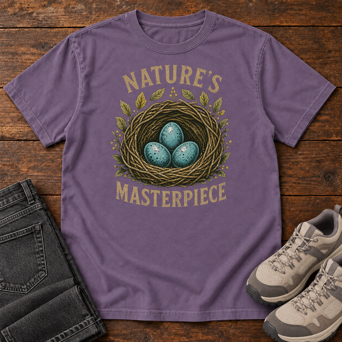 Nature's Masterpiece T-shirt in Grape