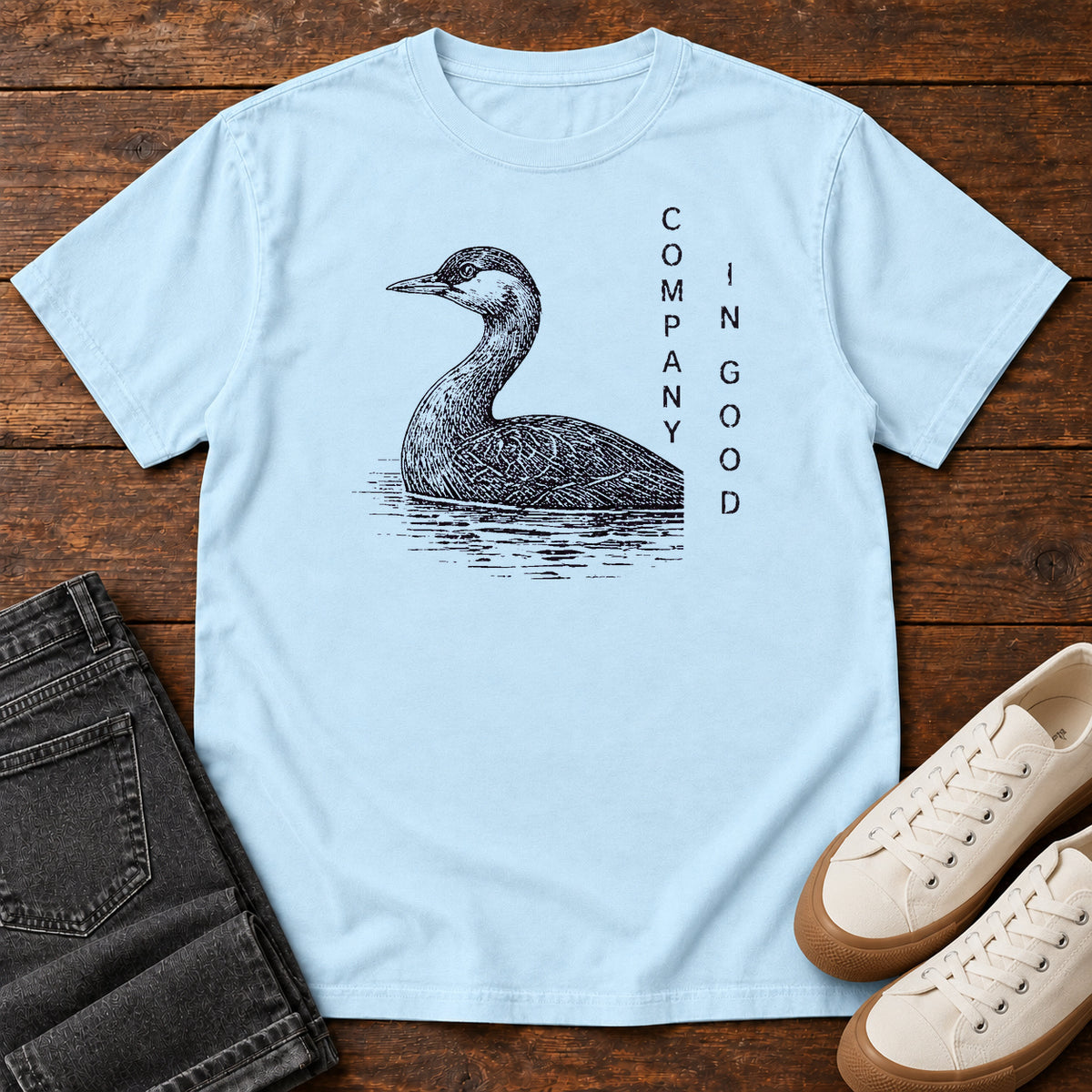 In Good Company T-shirt in Chambray