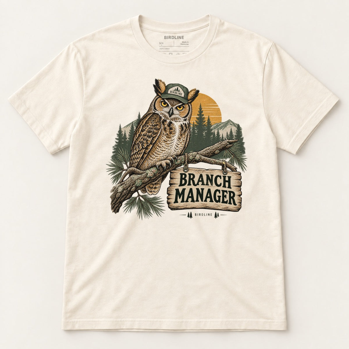 Branch Manager T-Shirt in Natural, front view
