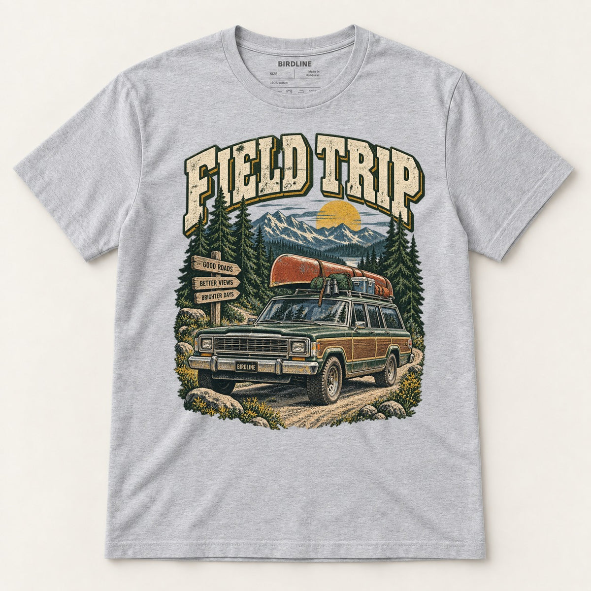 Field Trip T-Shirt in Sport Grey, front view